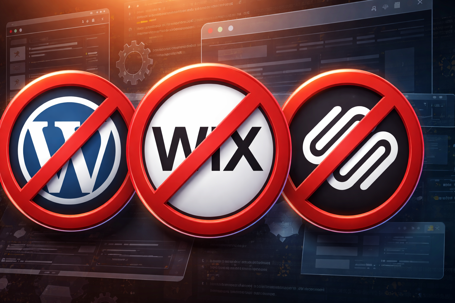 Why Page Builders Like WordPress, Wix, and Squarespace Are Not a Good Idea